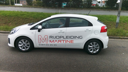 Auto rijopleiding Martine
